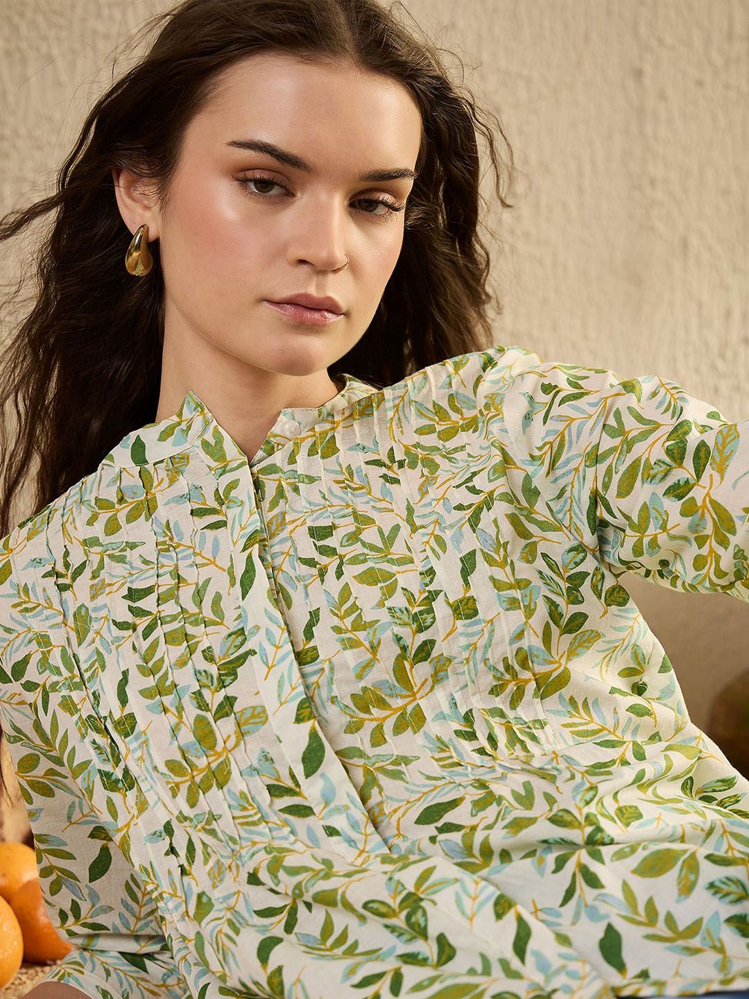 SANSKRUTIHOMES Women Floral Opaque Printed Casual Shirt