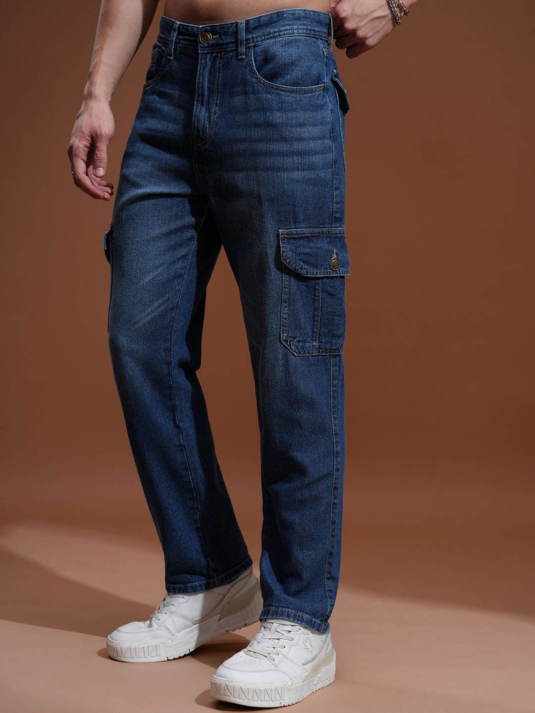 HIGHLANDER Men Straight Fit Light Fade Jeans