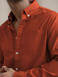 Powerlook SS25 Button-Down Collar Pure Cotton Lightweight Casual Shirt