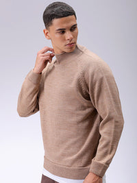 The Indian Garage Co Men Solid Turtle Neck Pullover