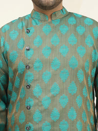 SOJANYA PLUS Plus Size Ethnic Motifs Embroidered Thread Work Kurta with Pyjamas