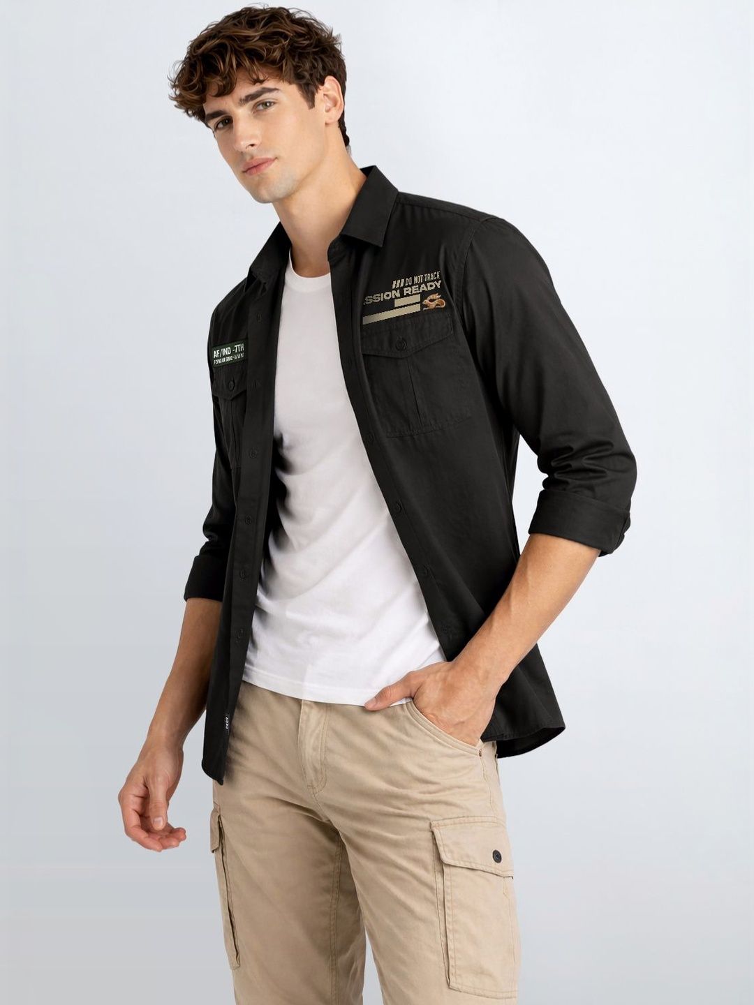 ADRO Men Standard Printed Casual Shirt