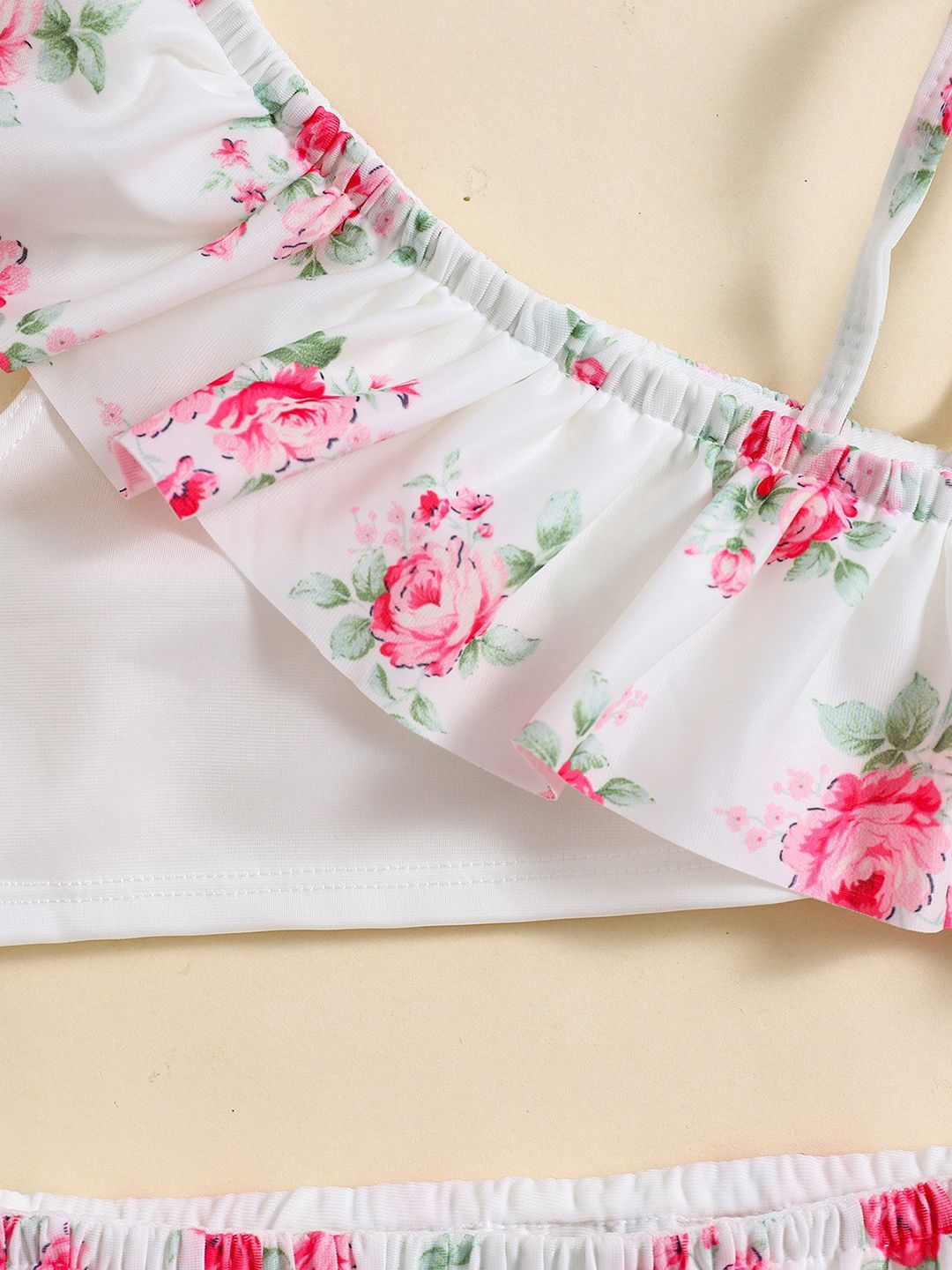 YK Girls Printed Swimset