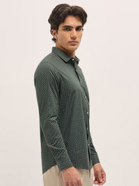 THE BEAR HOUSE Men Tailored Fit Opaque Printed Formal Shirt