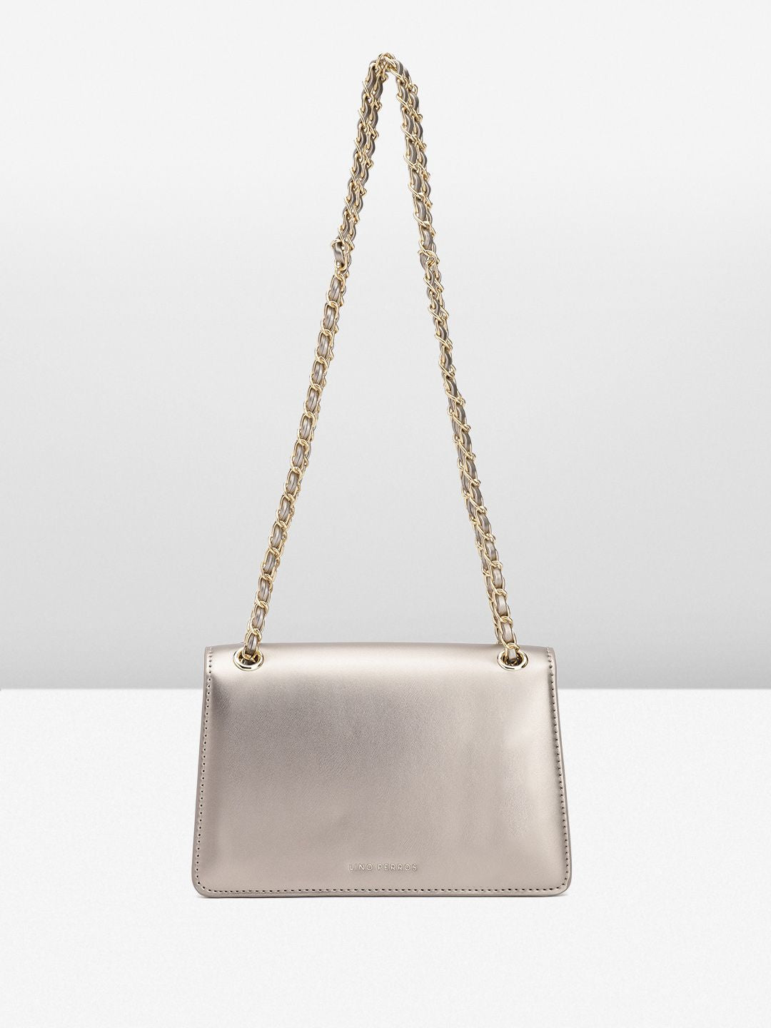 Lino Perros Shoulder Bag with Floral Detail