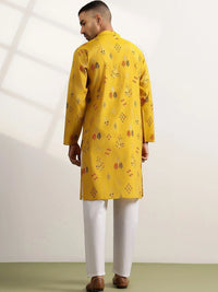Anouk Men Printed Regular Kurta with Trousers