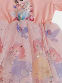 Pakaian cetak fit & flare yk bunga