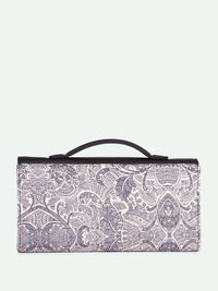 ZOUK Rhea Kapoor Colaba Shirin Textured Water Resistant Jute Envelope Clutch