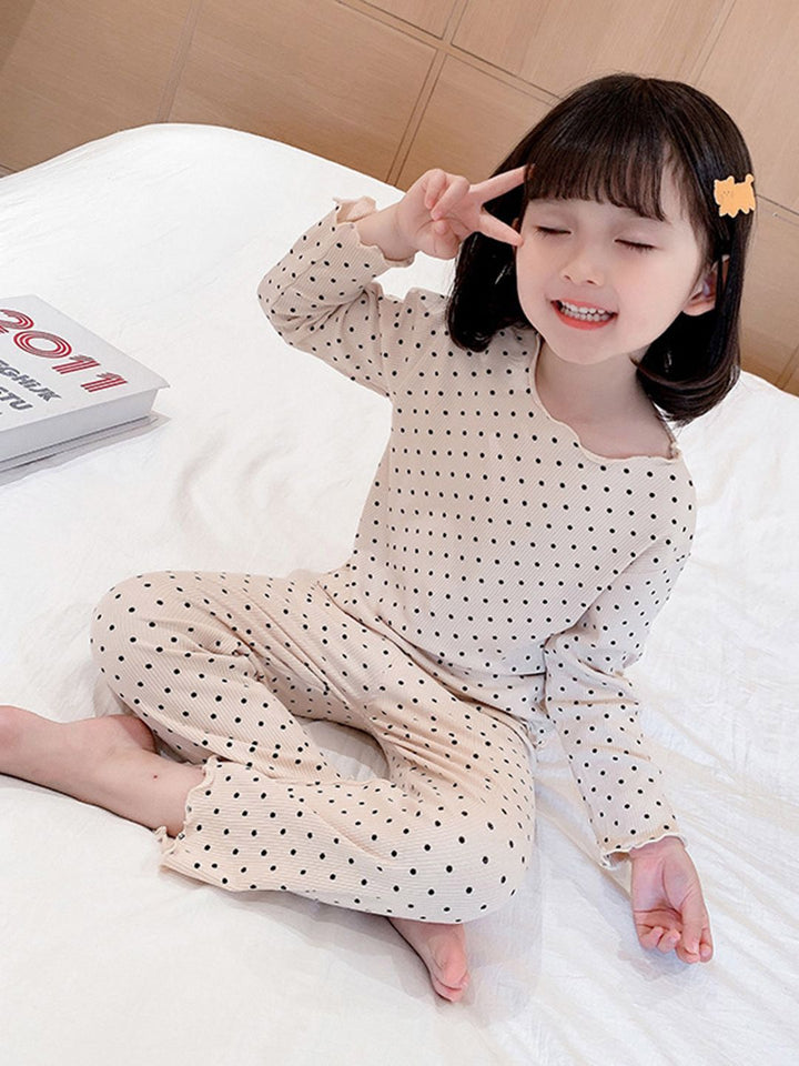 YK Girls Printed T-shirt with Trousers