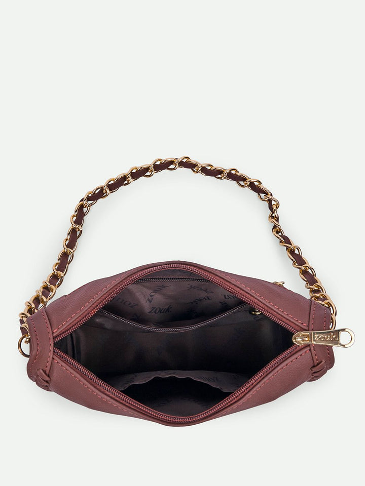 ZOUK Women Textured Sling Bag