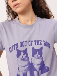 DressBerry Cattitude Creations Breathable Boxy Tee
