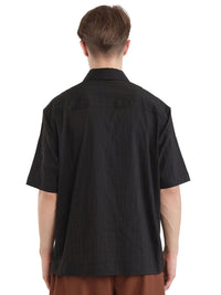 RARE RABBIT Men Polo Collar Self Design Relaxed Fit Cotton T-Shirt