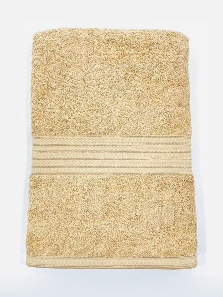 BOMBAY DYEING Beige 1 Pcs Cotton 450 GSM Bath Towel