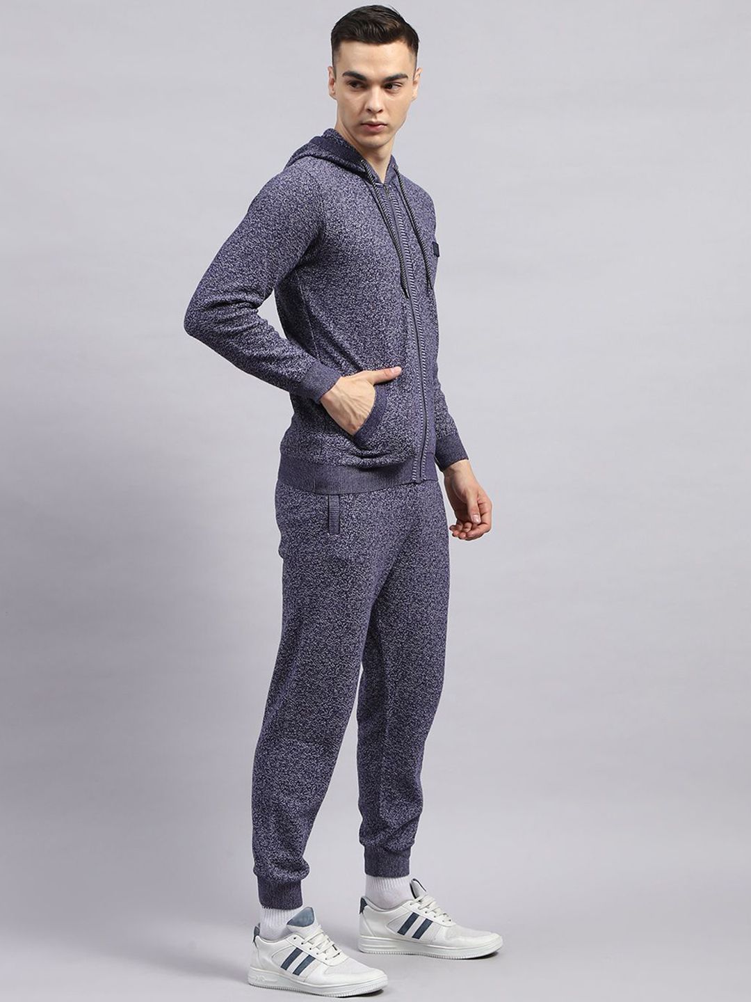 Monte Carlo Men Mid-Rise Long Sleeves Hooded Neck Tracksuit