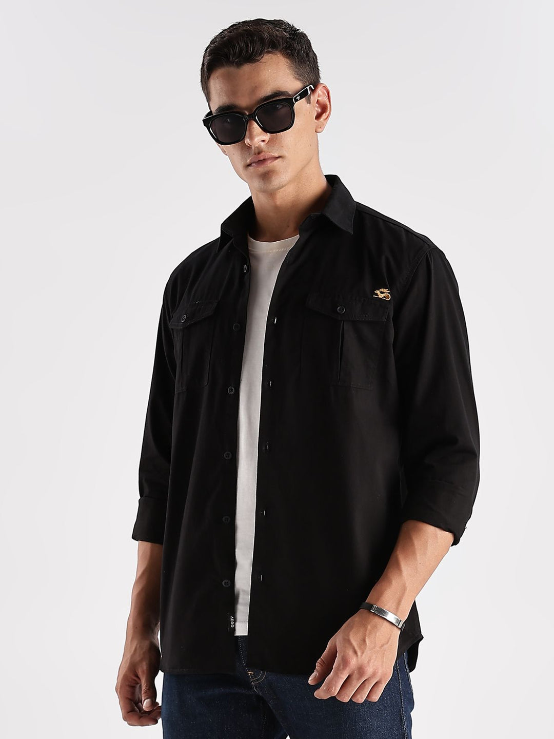 ADRO Men Cotton Cargo Shirt