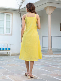 Janasya A-Line Midi Dress