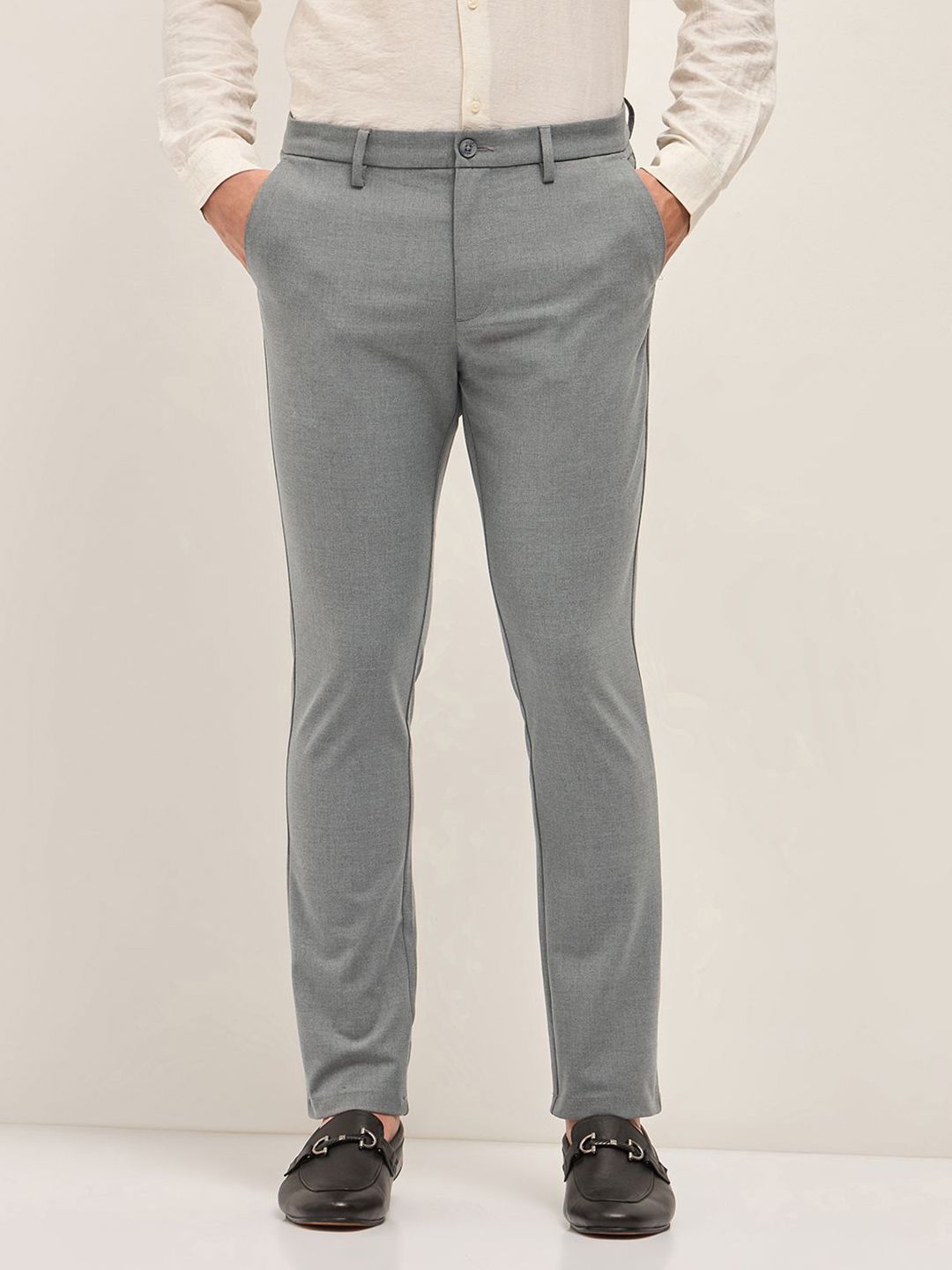 THE BEAR HOUSE Men Slim Fit Trousers
