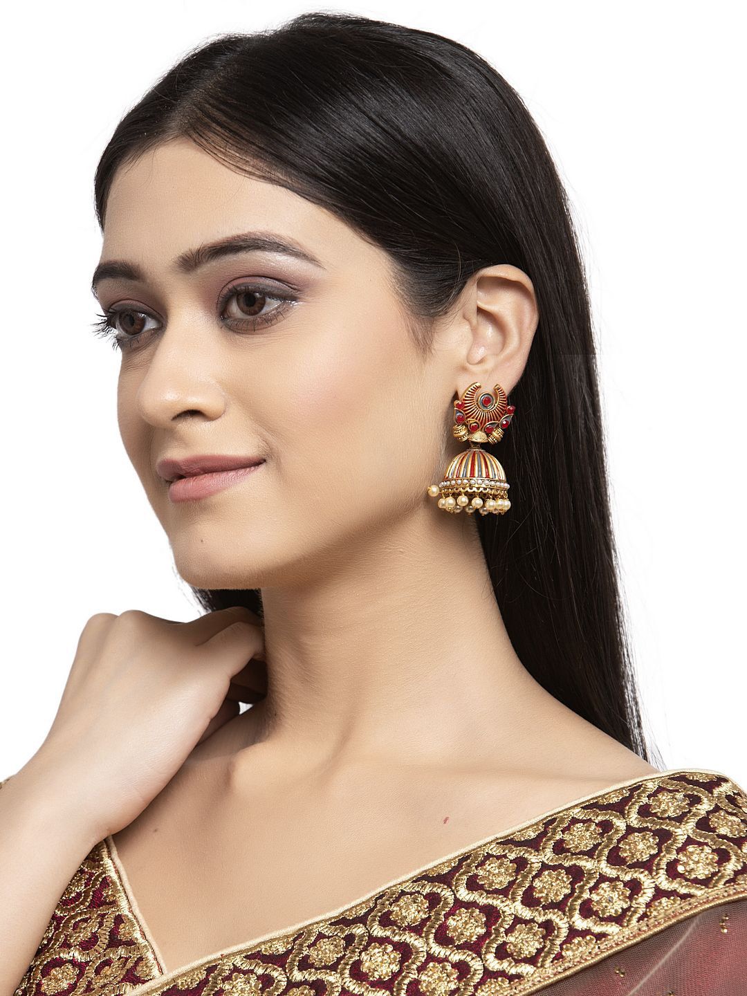 Anting-anting Jhumkas Kontemporari Anouk