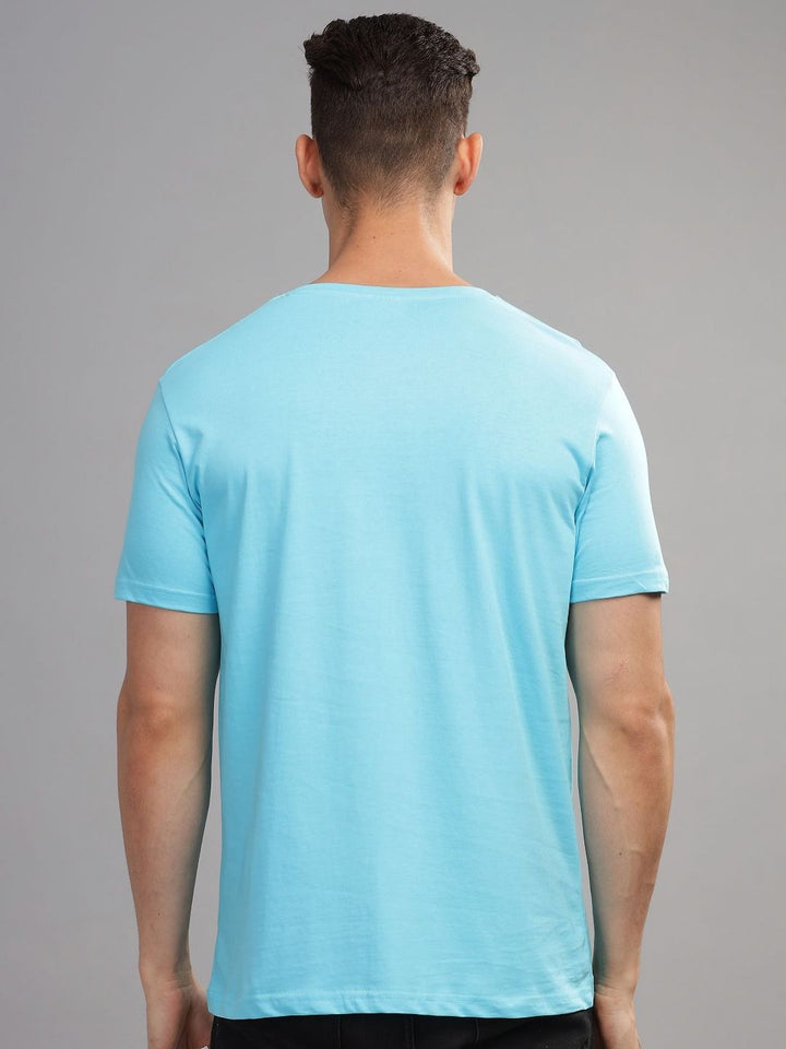 ADRO Men Printed Applique T-shirt