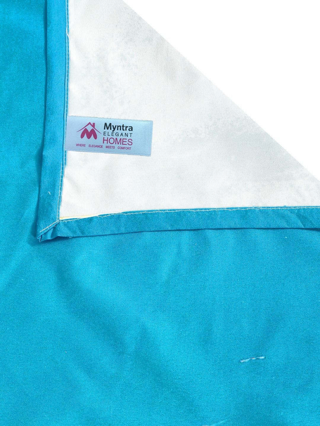 Myntra Elegant Blue & Pink Floral 400 TC King 7D Cadar & 2 Sarung Bantal 250X225 cm