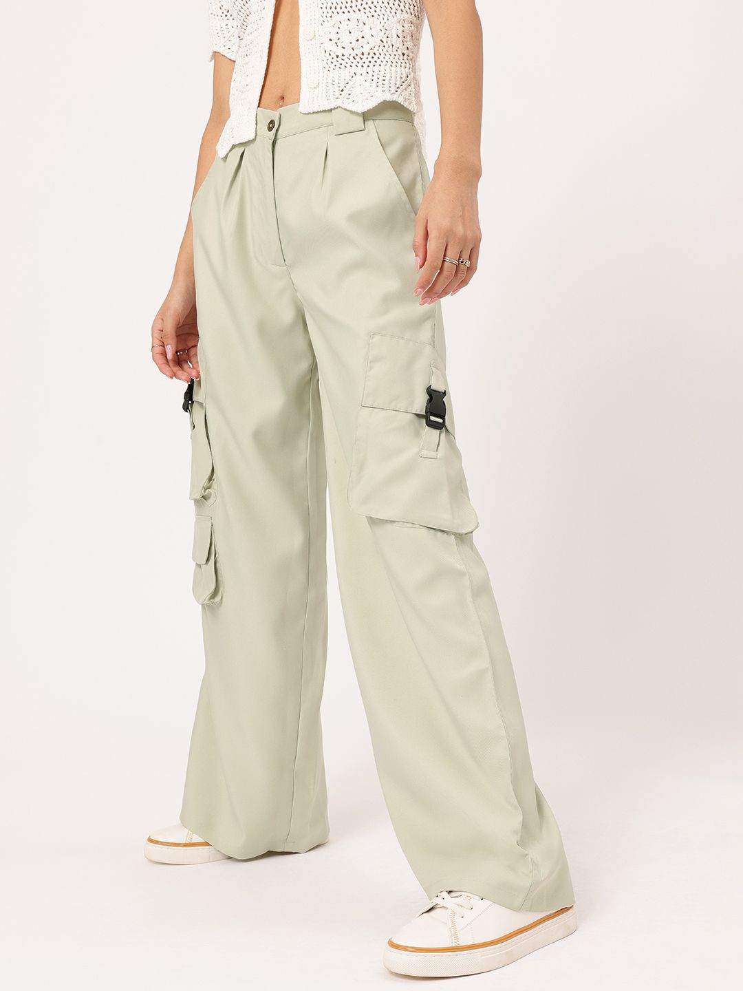 DressBerry Women Empowered Elegance ComfyCrisp Trousers