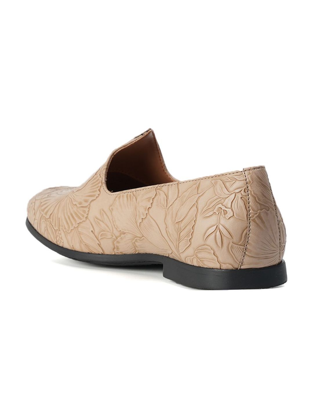 MONKSTORY Men Textured Mojaris