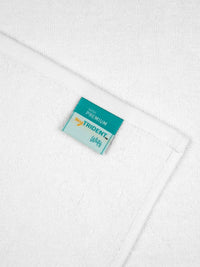 MYTRIDENT White 1 Cotton 550 GSM Bath Towel