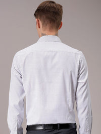 The Indian Garage Co. X Luxe Men Cutaway Collar Micro Ditsy Printed Slim Fit Formal Shirt