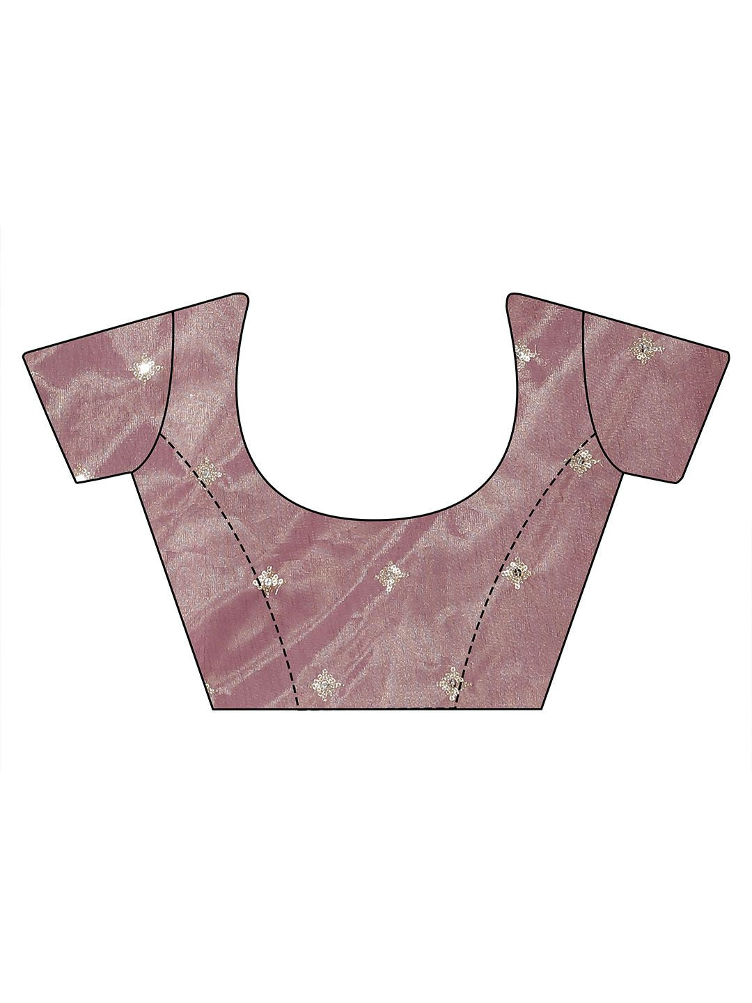 Tikhi Imli Ethnic Motifs Sequinned Net Saree