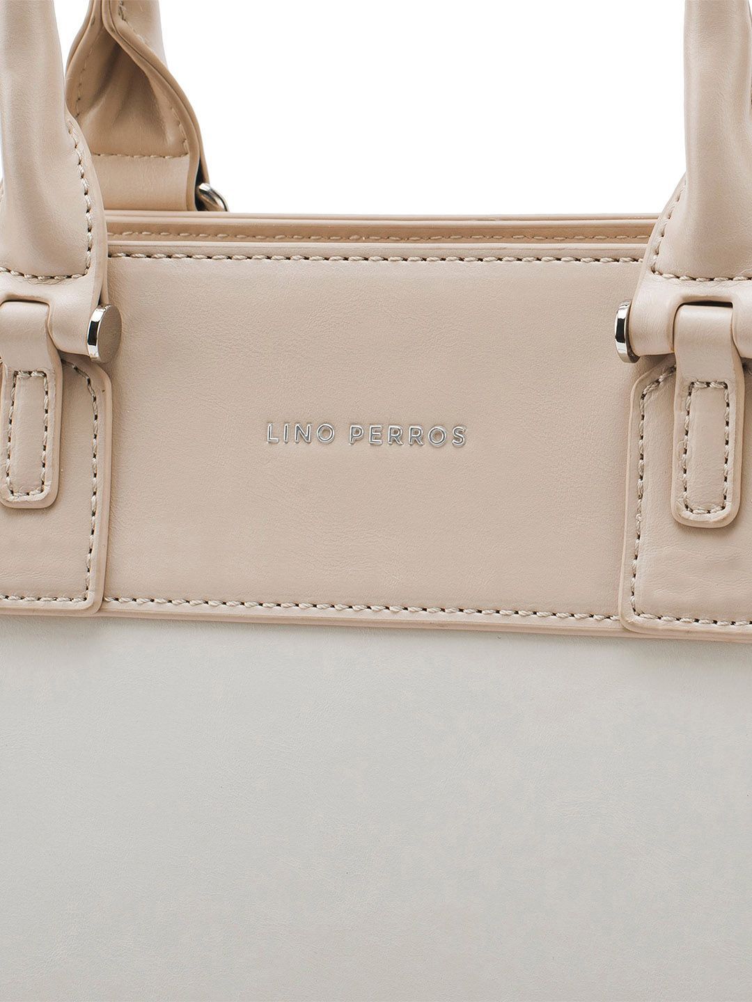 Lino Perros Structured Satchel with Applique