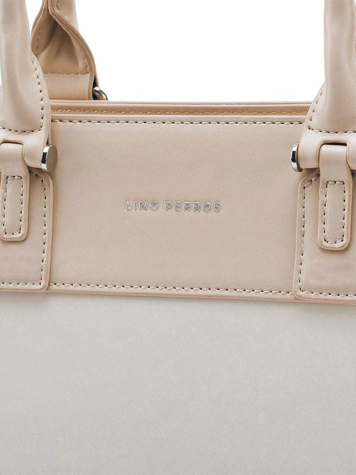 Lino Perros Structured Satchel with Applique