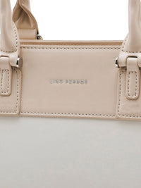 Lino Perros Structured Satchel with Applique