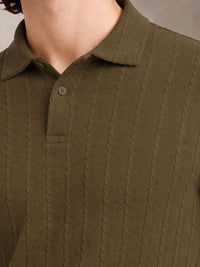 ADRO Men Polo Collar T-shirt