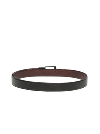 Teakwood Leathers Men Textured Leather Reversible Formal Belt