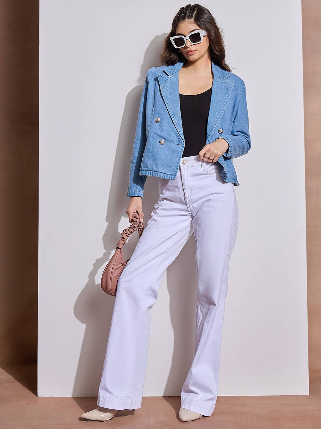 SASSAFRAS Comfort-Fit Double Breasted Blazer