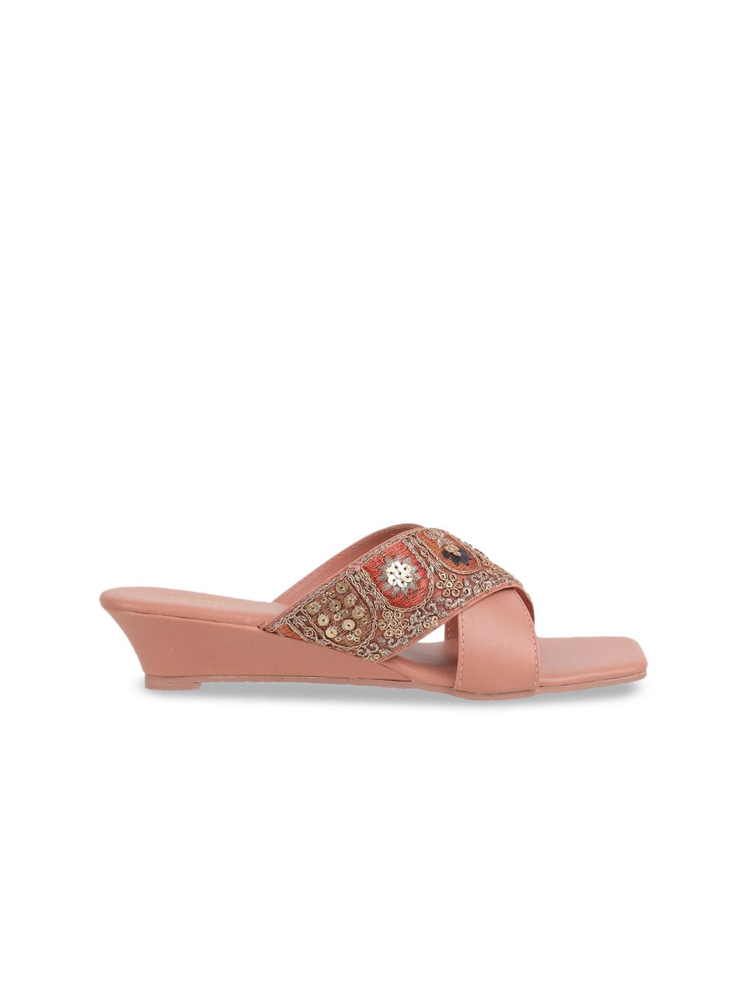 Metro Embellished Block Pumps