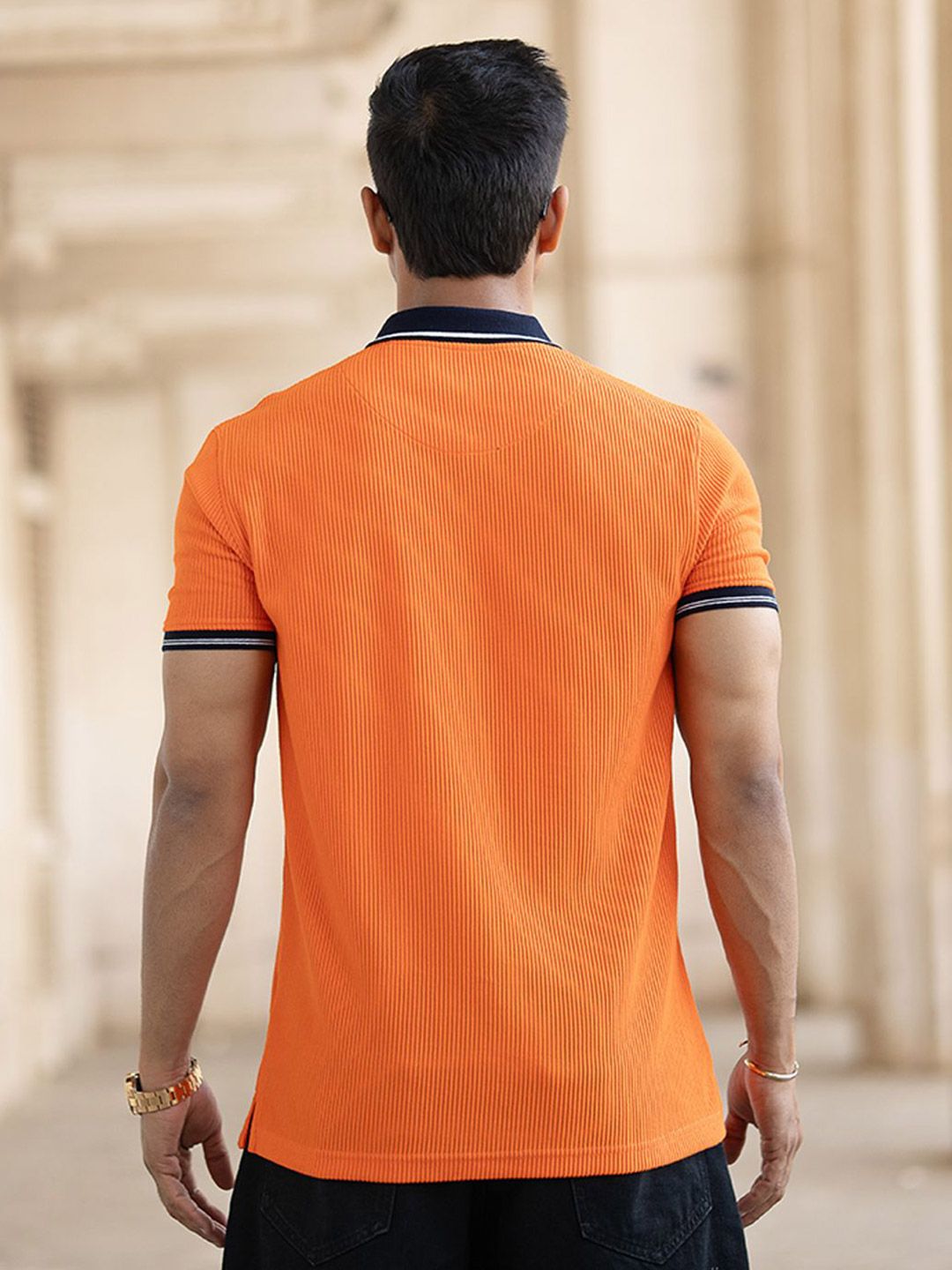 Powerlook Men Polo Collar T-shirt