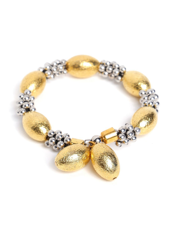 PANASH Women Brass Gold-Plated Charm Bracelet