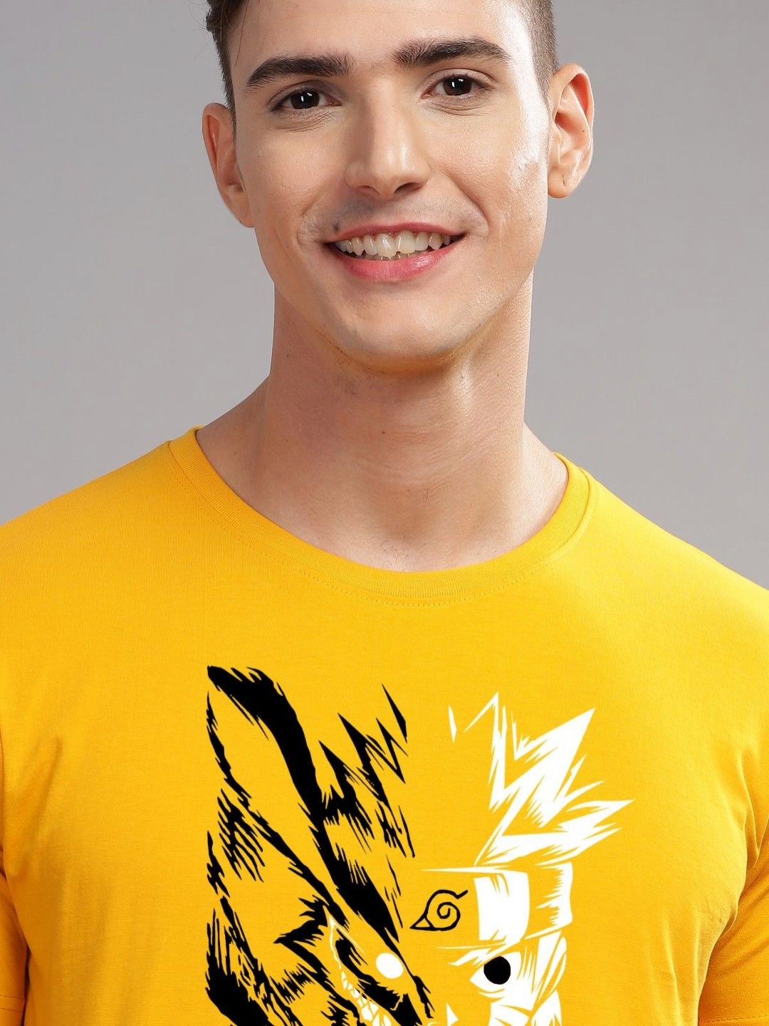 ADRO Men Sports Printed Applique T-shirt