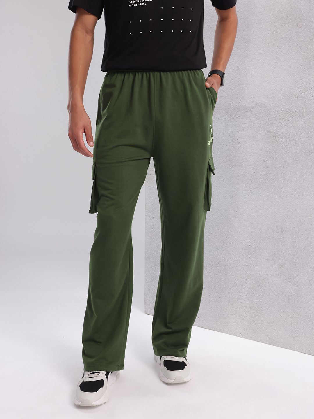 HRX by Hrithik Roshan Men Cargo Style Lifestyle Track Pants
