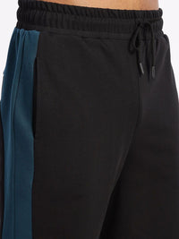 Eszett Black High-Rise Solid Joggers
