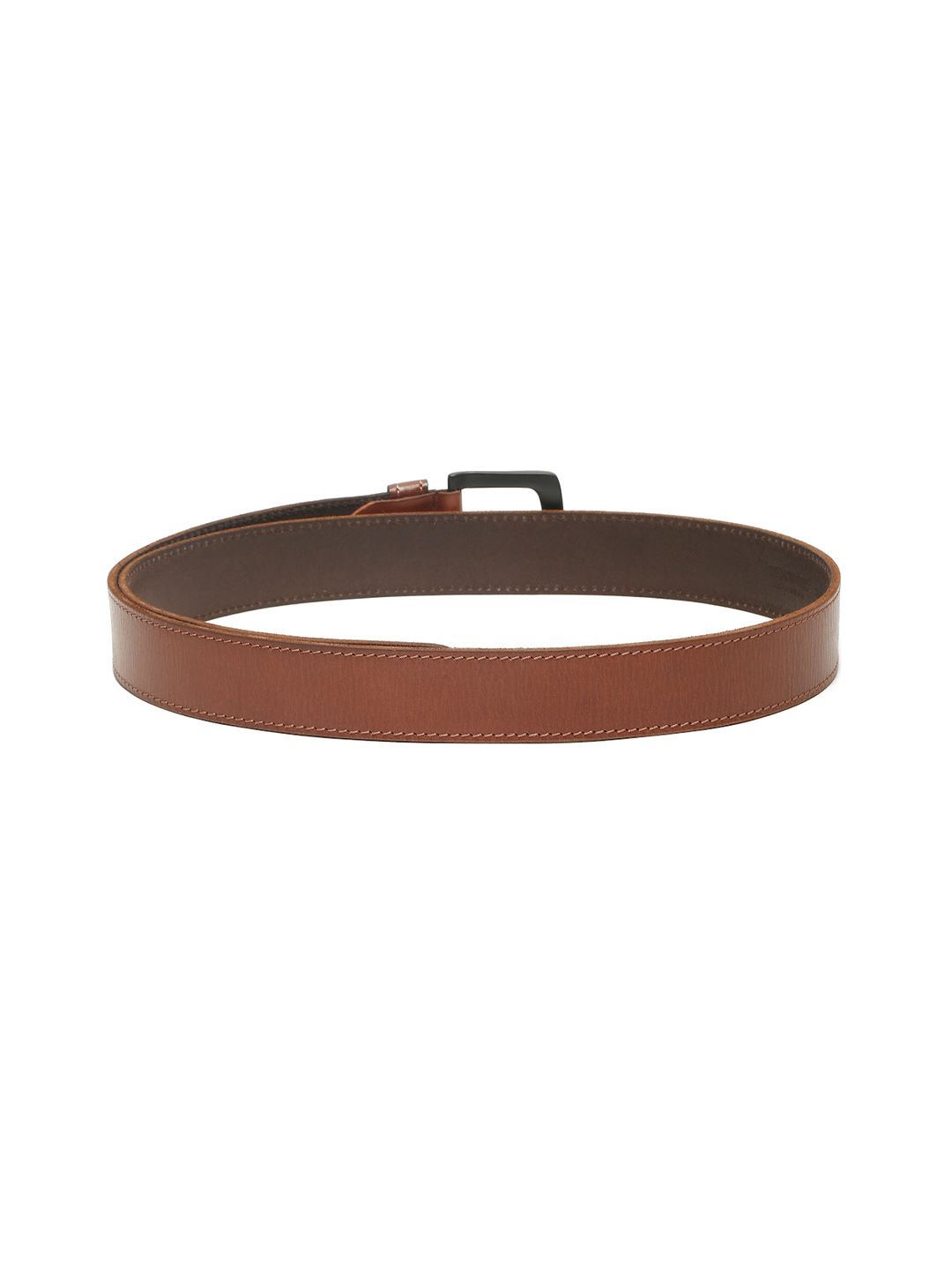 Teakwood Leathers Men Textured Leather Belt