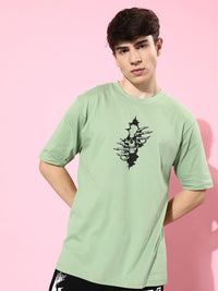 Difference of Opinion Graphic Printed Oversized T-shirt