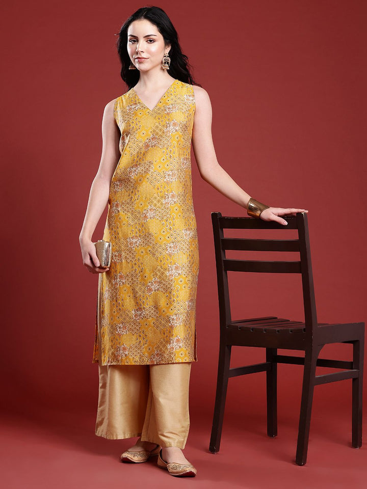 Anouk Printed Straight Kurta