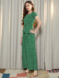Berrylush Women Printed Culotte Jumpsuit