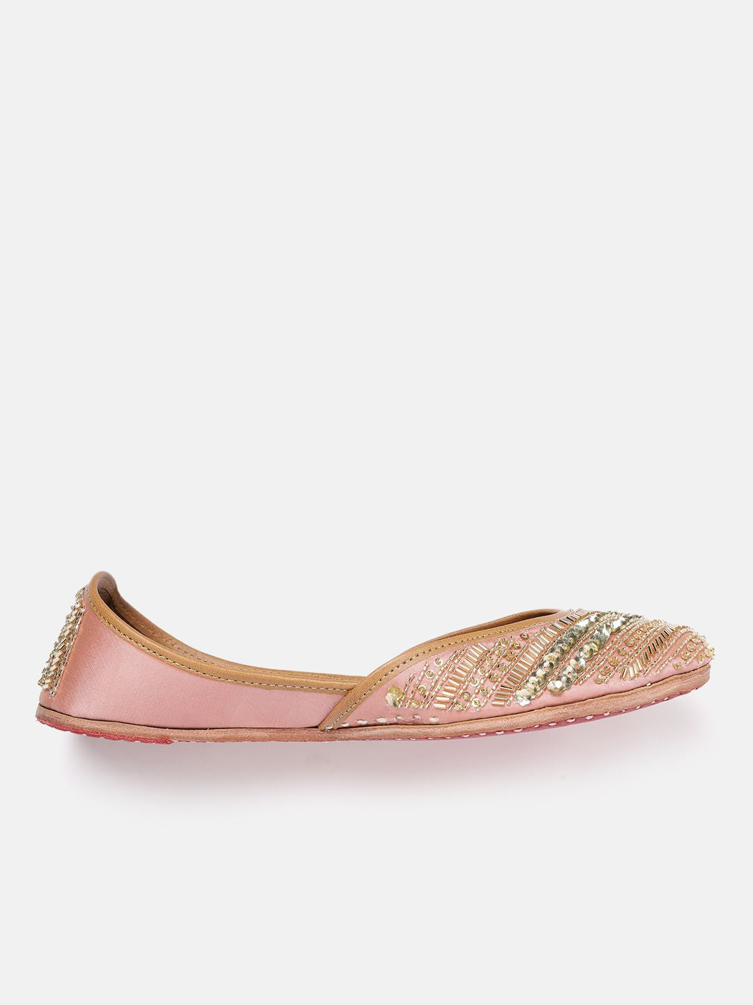 House of Pataudi Sequin Embellished Mojaris