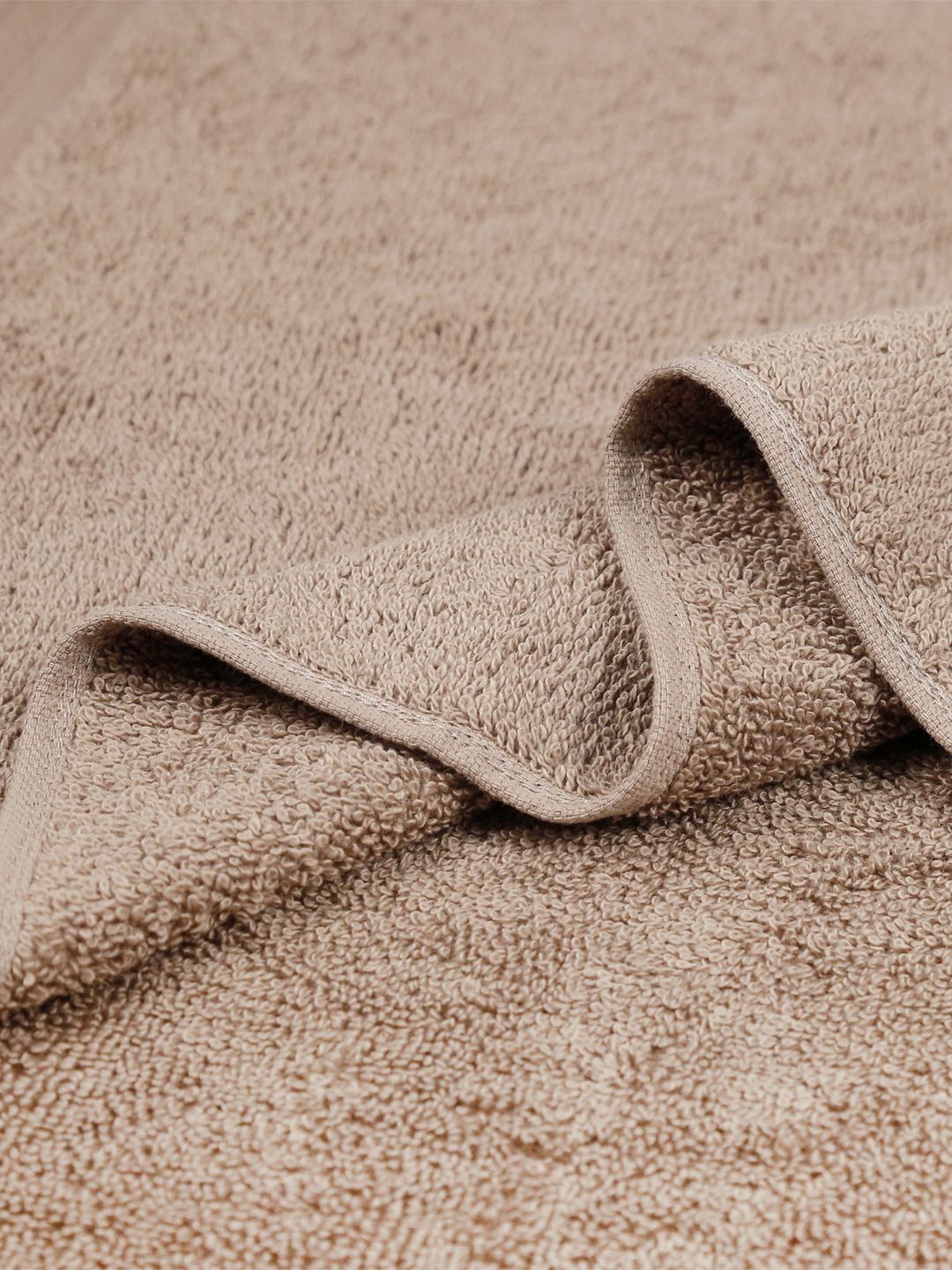 MYTRIDENT Brown Cotton 500 GSM Bath Towel