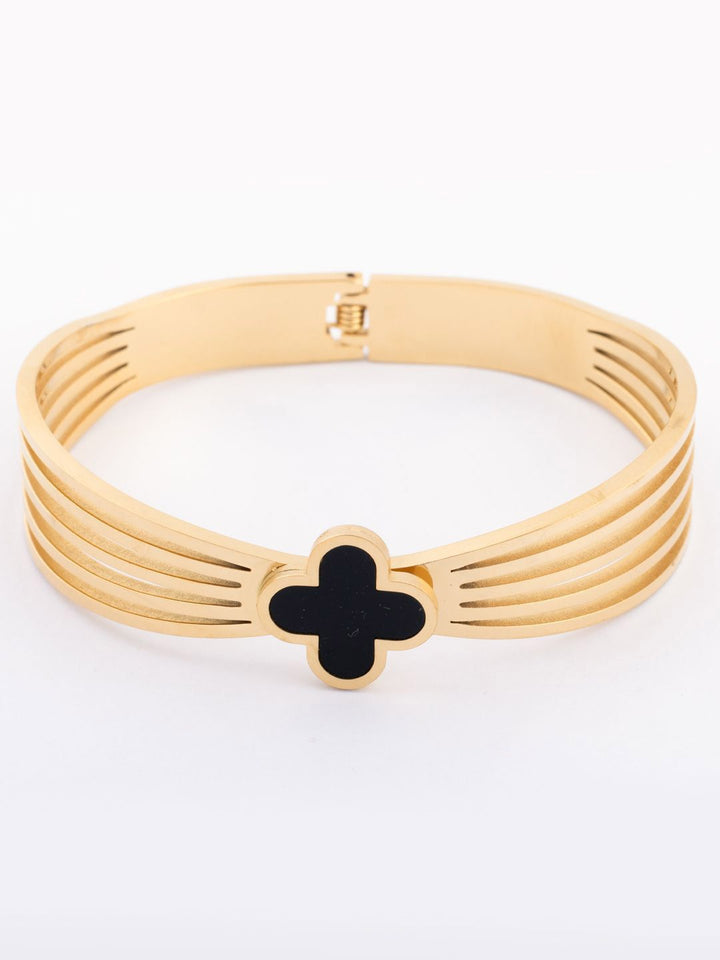 VOGUE PANASH Wanita Brass Gold-plated Bangle-Style Bracelet