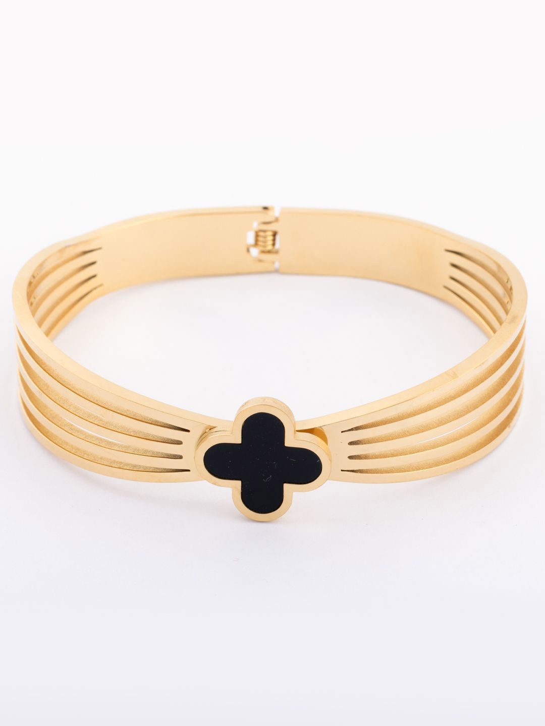 VOGUE PANASH Wanita Brass Gold-plated Bangle-Style Bracelet