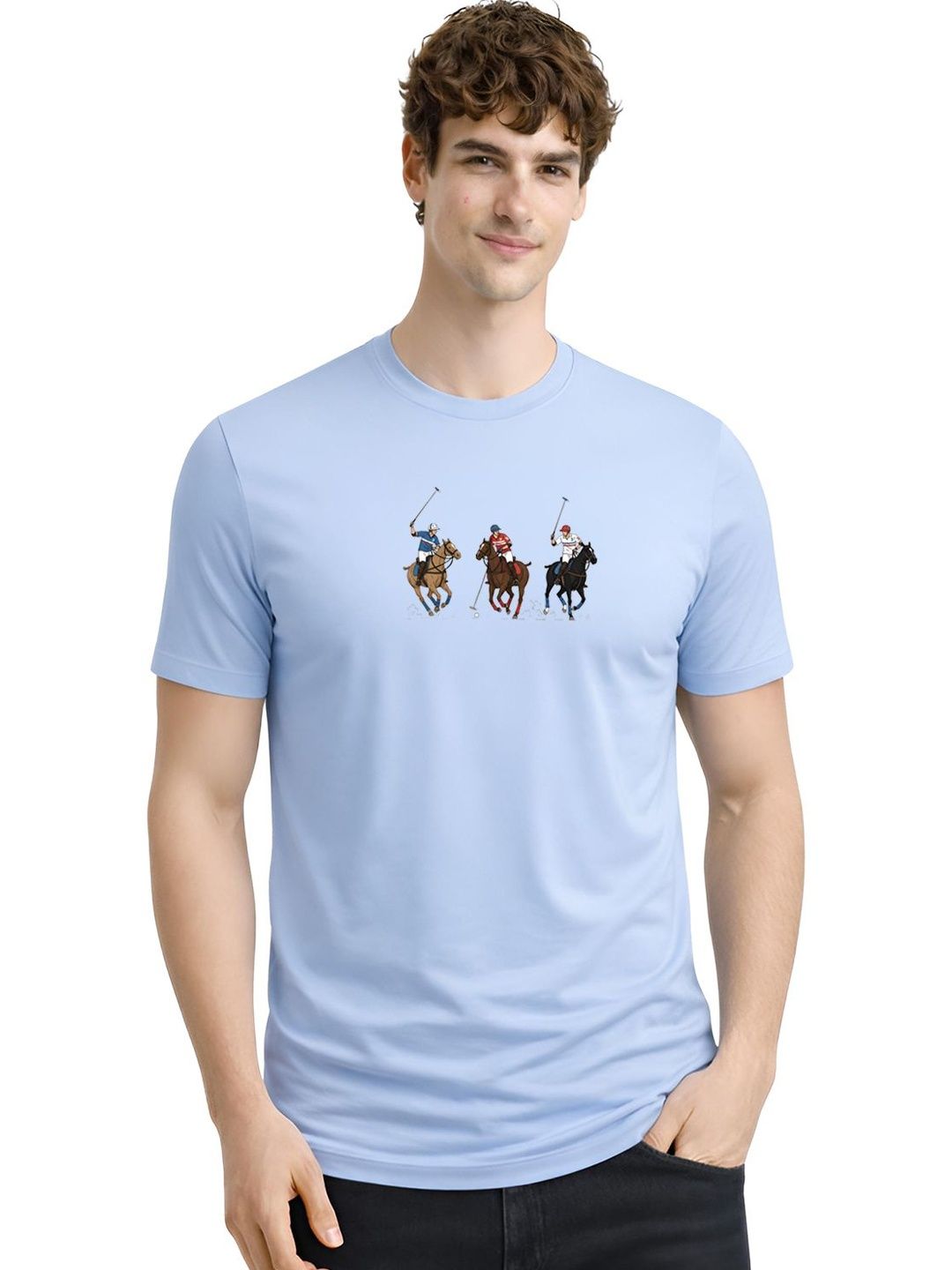 ADRO Men Printed T-shirt